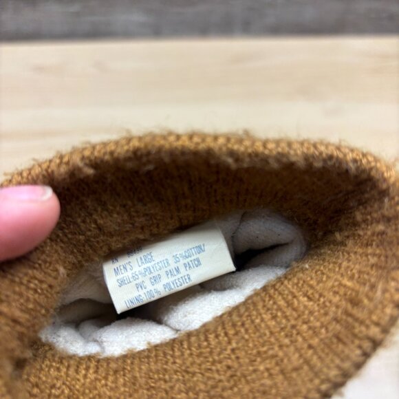 Vintage Camouflage Gloves Insulated Camo Outdoors Mens Large - Picture 9 of 11